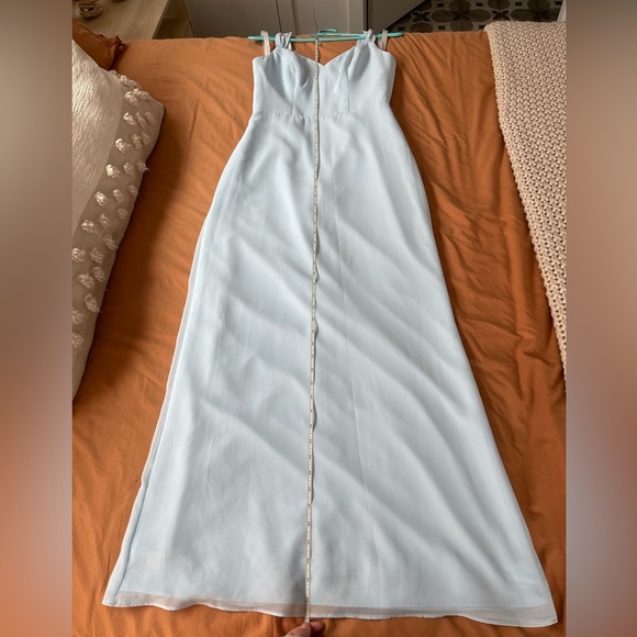 SKY BLUE AZAZIE BRIDESMAID DRESS - Picture 5 of 6